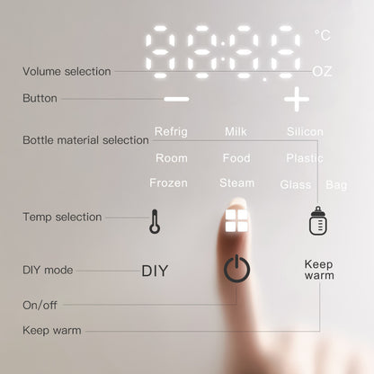 Chauffe-biberon multifonctionnel et stérilisateur de biberons